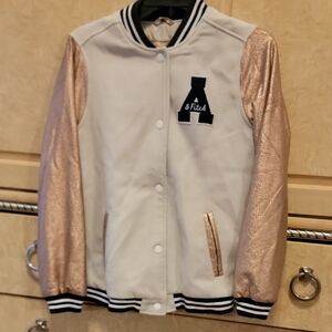 Abercrombie Kids Metallic Gold Trim Jacket